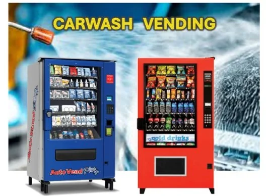 Carwash Vending Machine - Gas station vending machine - Outdoor vending - custom vending machine - QM Distribution